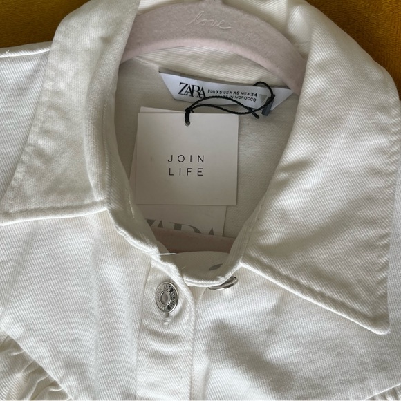 Zara White button down dress XS - Picture 6 of 6